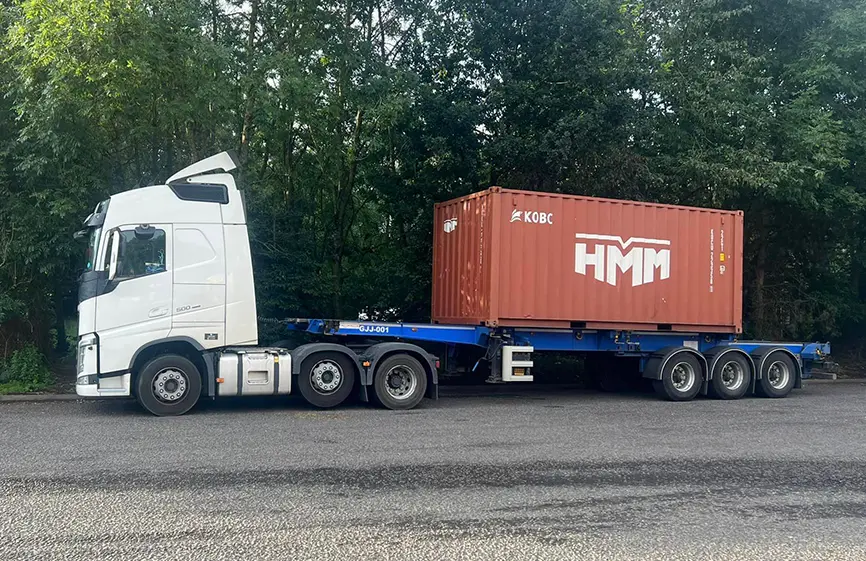 Shacman 2 3 Axles Container Chassis Semi-Trailer-5