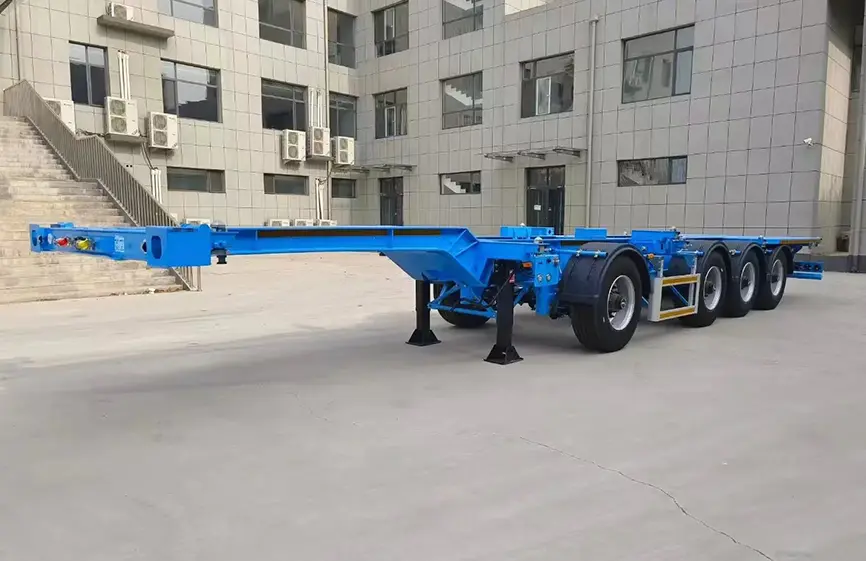 Shacman 2 3 Axles Container Chassis Semi-Trailer