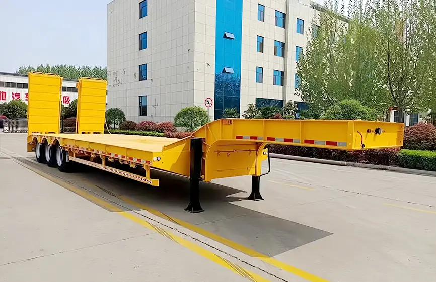 Shacman 3 Axle Lowbed Semi-Trailer -1