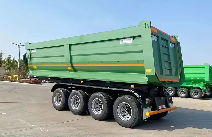 Shacman 4 Axle Tipper Semi-Trailer-2