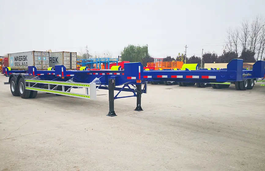 Shacman Container Chassis Semi Trailer-3