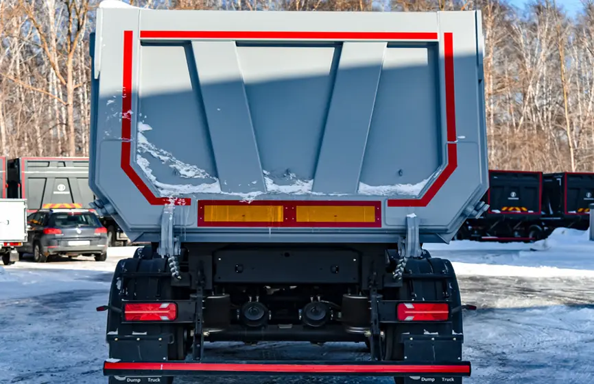 Shacman dump semi-trailer-4
