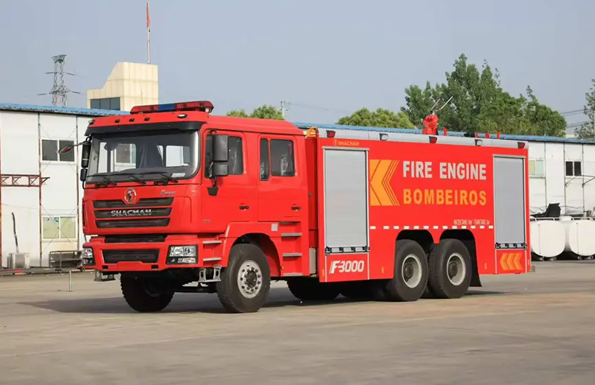 Shacman F3000 6X4 Ladder Fire Truck-1