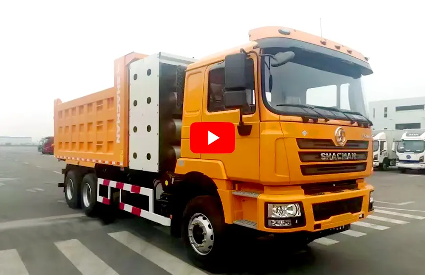 Shacman F3000 CNG 380hp 6×4 Dump Truck-9