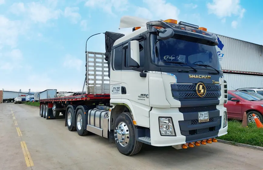Shacman Flatbed Semi Trailer-5