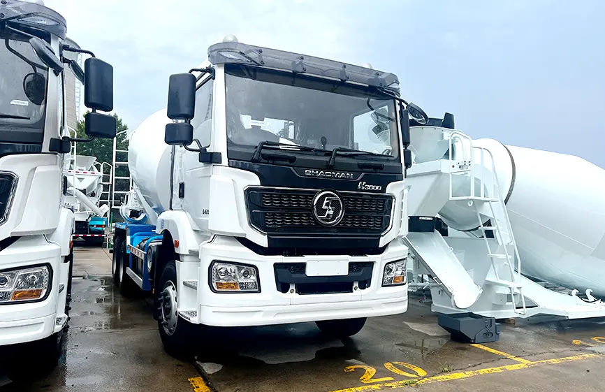 Shacman H3000 6X4 340hp Concrete Mixer Truck-5