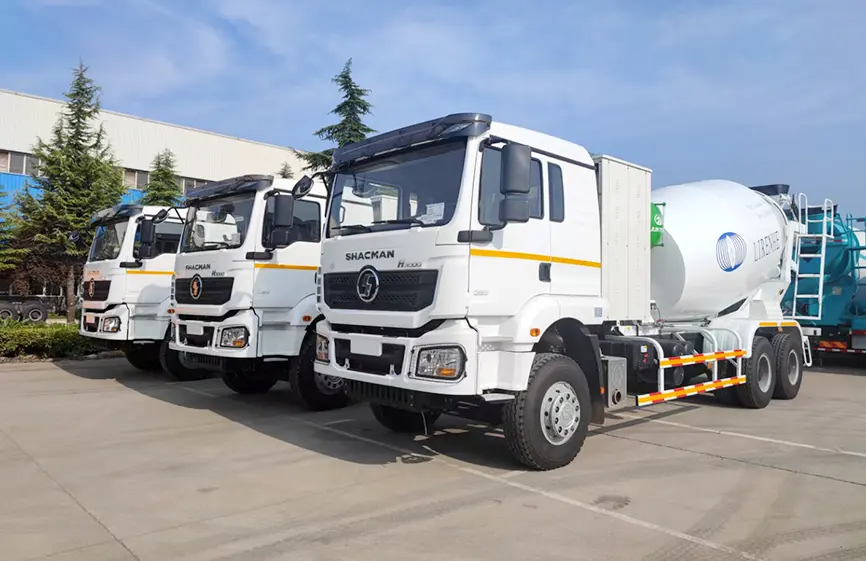 Shacman H3000 6X4 CNG Mixer Truck-1
