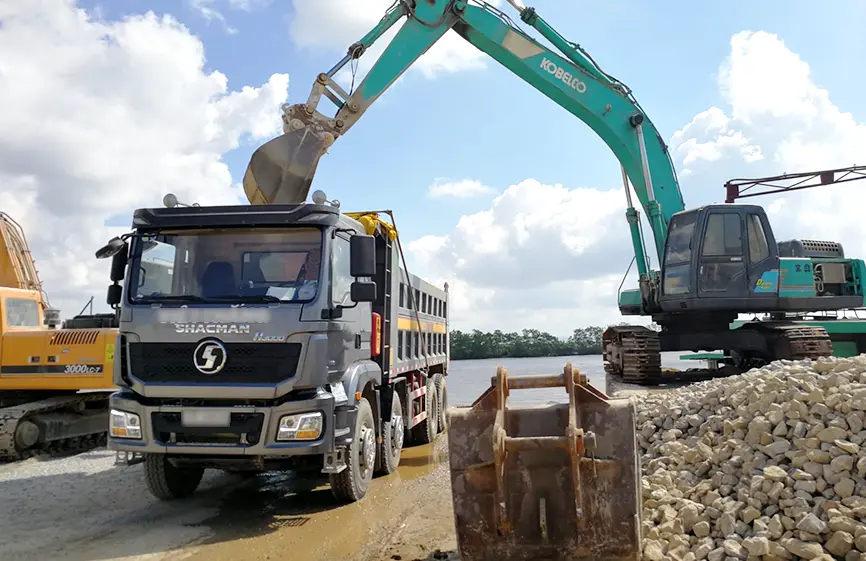 Shacman H3000 8×4 380hp Tipper Truck-5