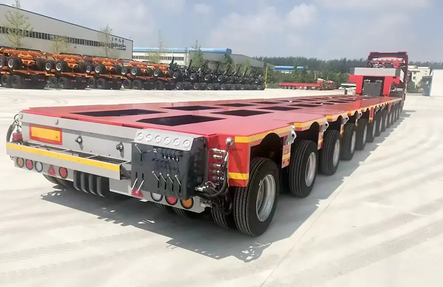 Shacman Hydraulic module combination trailer-1