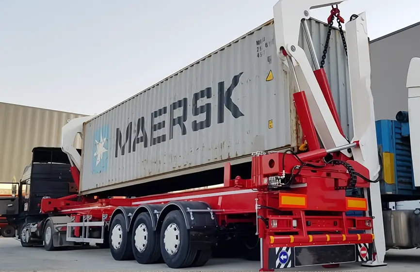 Shacman Low loader Semi Trailers-5