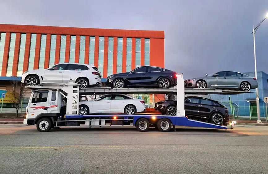 Shacman Semi Trailer For Transporting Cars-4