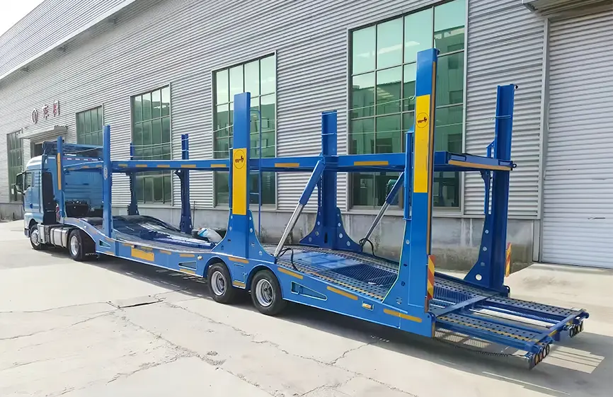 Shacman Semi Trailer For Transporting Cars