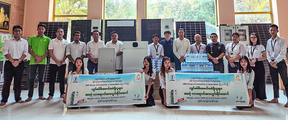 SHACMAN Truck Myanmar Earthquake Relief-1