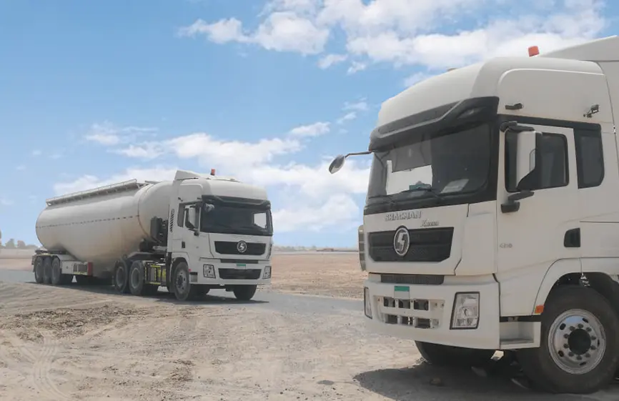 Shacman V-Type Cement Bulker Semi Trailer-5